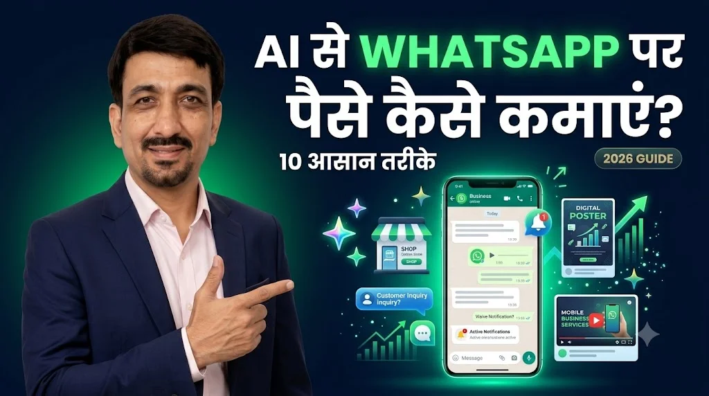 WhatsApp से पैसे कैसे कमाएं? AI Tools से Online Earning की पूरी Guide